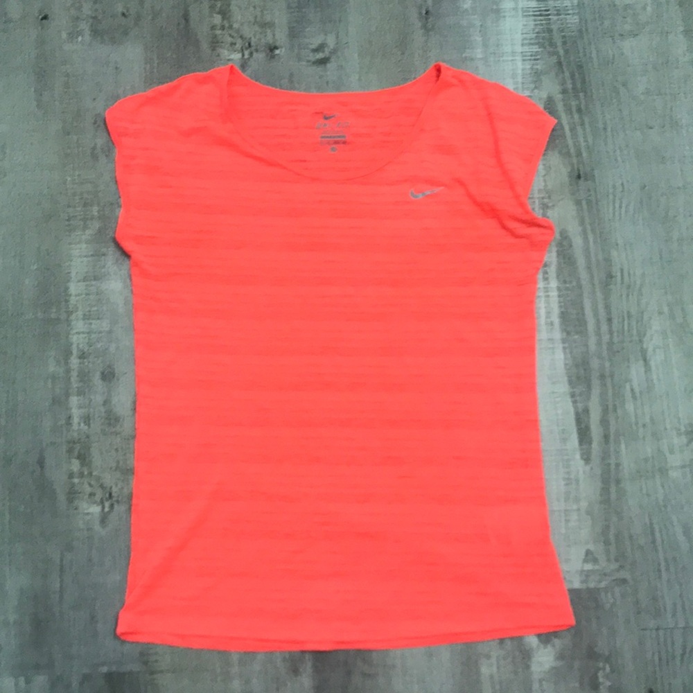 Thin neon Nike dri-fit top